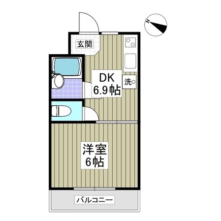 リブレス羽村の物件間取画像